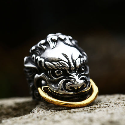 Men's stainless steel ring