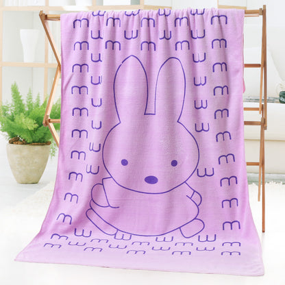 Bath towel beach towel cartoon print