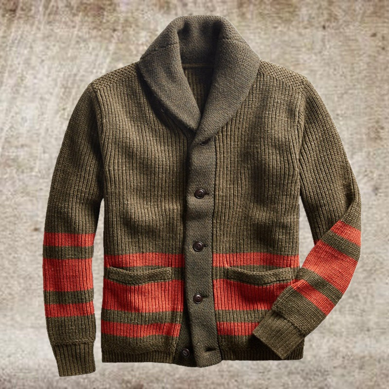 Men's cardigan jacket knitwear trend fashion