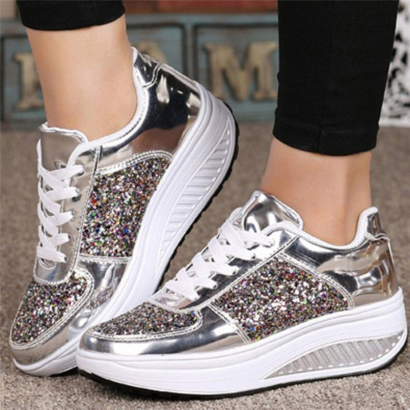 Women's sequin sneakers