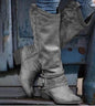 Martin-Stiefel mittlere Damenstiefel Ritterstiefel