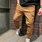Men's sports pants with pockets casual cargo pants