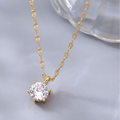 Fashionable copper pendant necklace for women