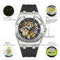 Band waterproof luminous hollow automatic mechanical watch