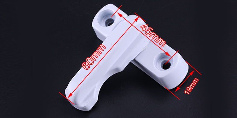 T-lock plastic steel side hung door window lock buckle security lock