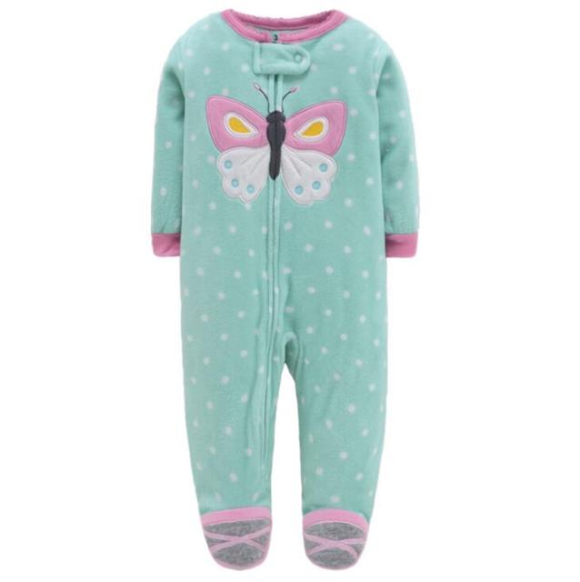 Spring Baby Girls Clothes Kids Soft Fleece Rompers Children