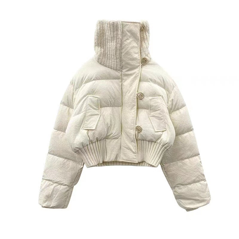 Women's jacket with cotton padding winter short loose thick