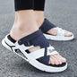 Waterproof leather sandals for men