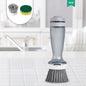 Pot brush, dishwashing brush, dishwashing brush with soap dispenser for dishes, kitchen sink, pot and pan