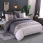 Simple plain bed linen