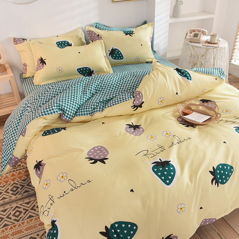 Pillowcase Duvet Cover Set Bedding Bed Sheet Quilt Cover