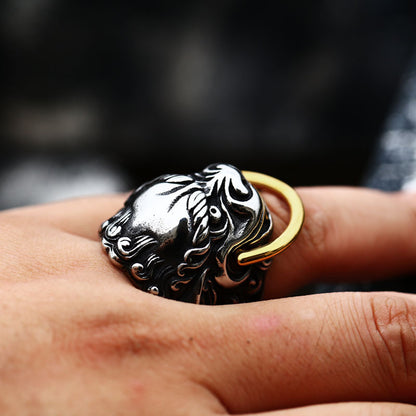 Men's stainless steel ring
