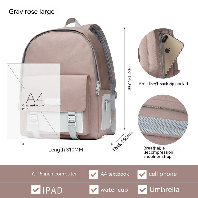 Versatile travel backpack with large capacity