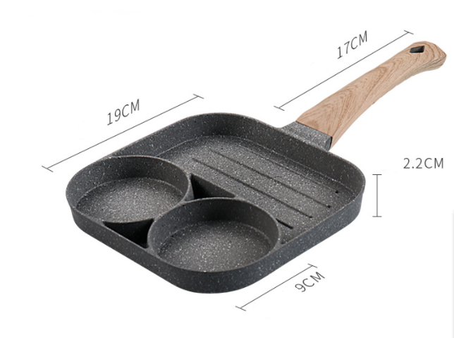 Four Hole Omelette Pan Non-stick Pan