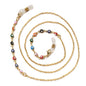 Color preservation gold-plated hanging chain colorful glasses strap