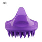 Silicone Shampoo Brush Scalp Massage Comb