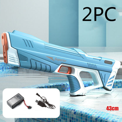 Summer Fully Automatic Electric Water Gun Toy Induction Water Absorbing High-Tech Burst Water Gun Beach Outdoor Water Fighting Toy