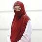 Prayer Veil Turban Covering Scarf Long Hijab
