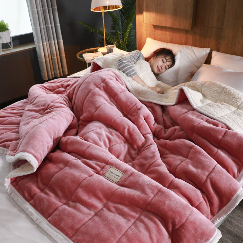 Fleecedecken und Überwürfe dicke warme Winterdecken superweiche Bettdecke luxuriöse solide Decken auf Twin-Bettwäsche