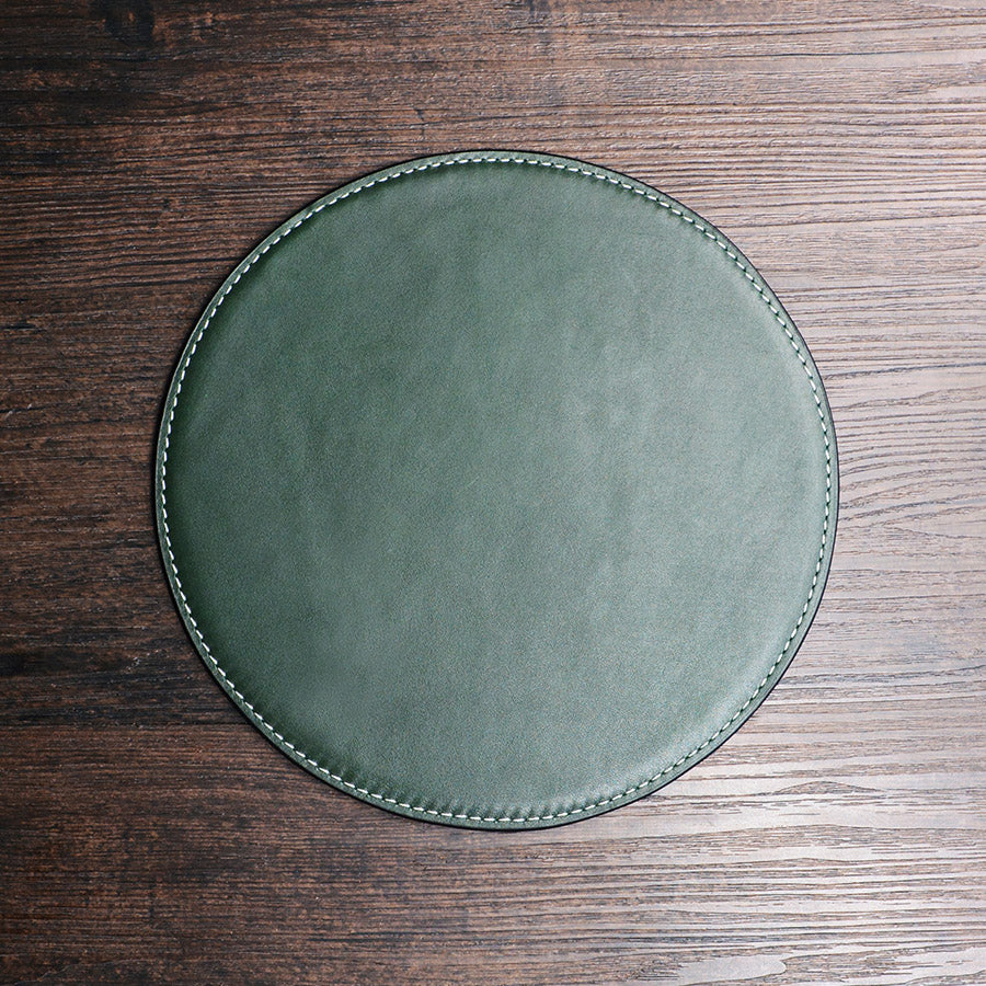 Thickened cowhide table mat