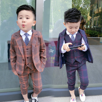 Fashion casual blazer and pants set for boys