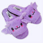 Cute Bat Slippers Halloween Shoes Winter Warm Slippers for Women and Men