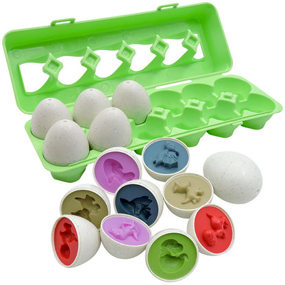 Baby Learning Educational Toys Intelligent Egg Toy Games Shape Matching Sorter Toys Montessori Eggs Toys For Children Kids