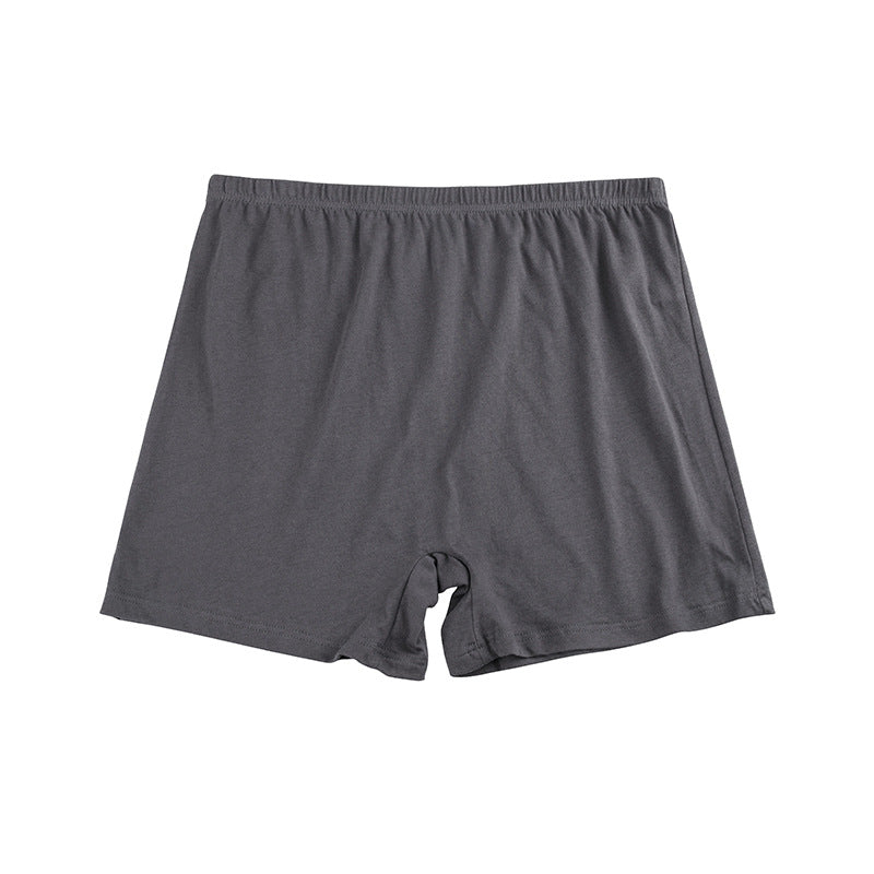 Men's Plus Size High Waist Cotton Boxer Shorts