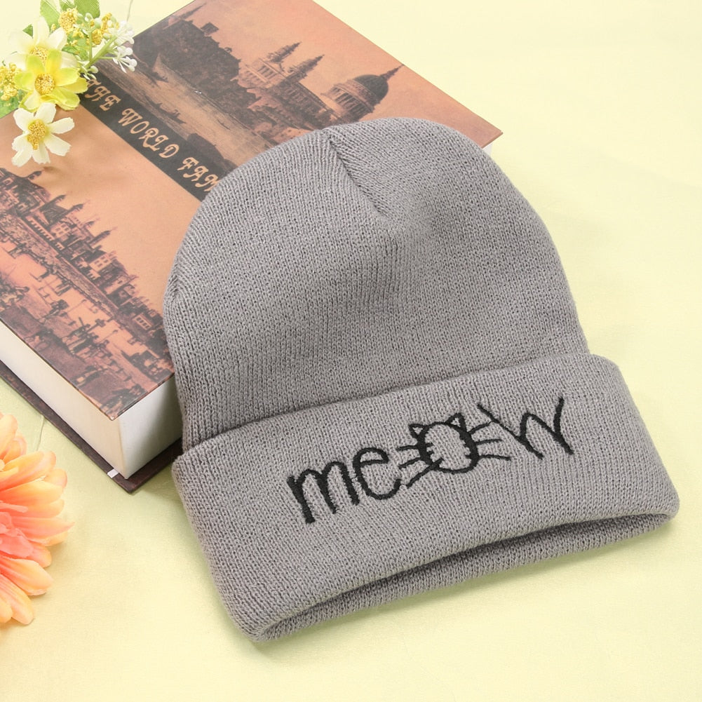 Men Women Casual Hip Hop Hats Knitted Wool Skullies Beanies Hat Warm Winter Hat For Women Beanie Winter Caps