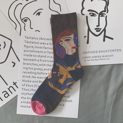 Fashionable creative personality socks for women