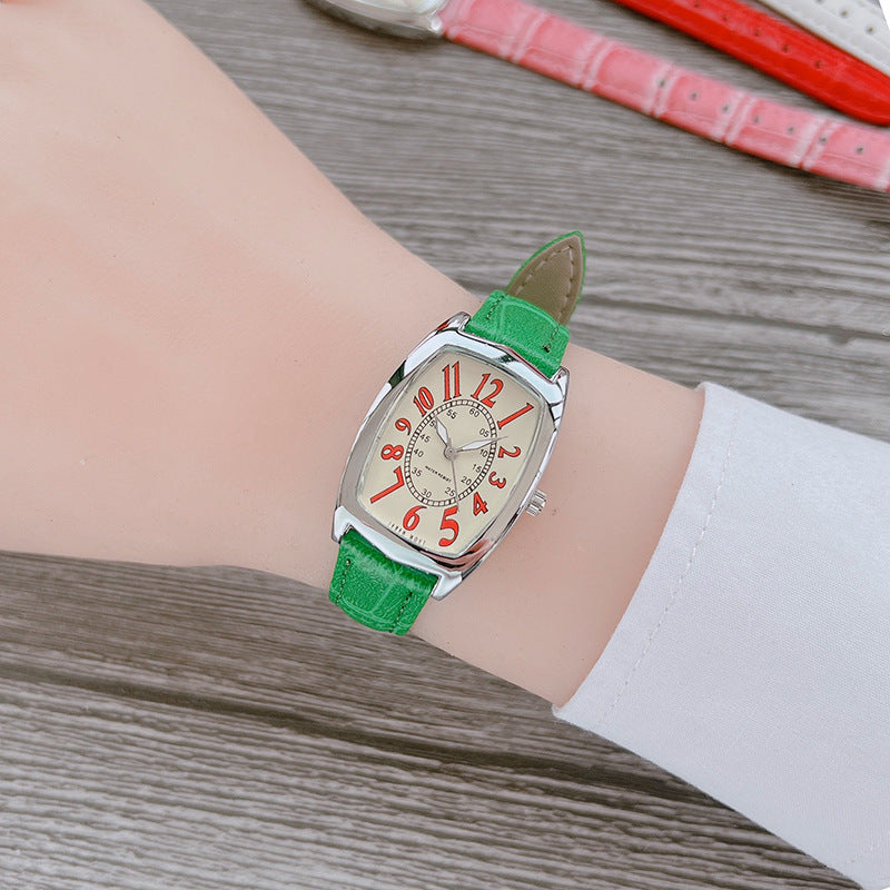 Simple quartz watch for women