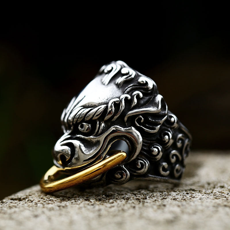 Men's stainless steel ring