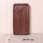 Japanese style black walnut rectangular dinner plate