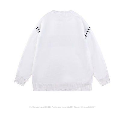 Lazy Loose Edition Casual Sweater Knitwear for Men and Women