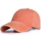 Gewaschene Baseballkappen für Männer und Frauen im Freien Distressed-Sonnenhüte einfache Kappen
