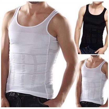 Men's Tight Fitting Body Shaper Tank Top Corset