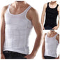 Eng anliegendes Body Shaper Tank-Top-Korsett für Herren