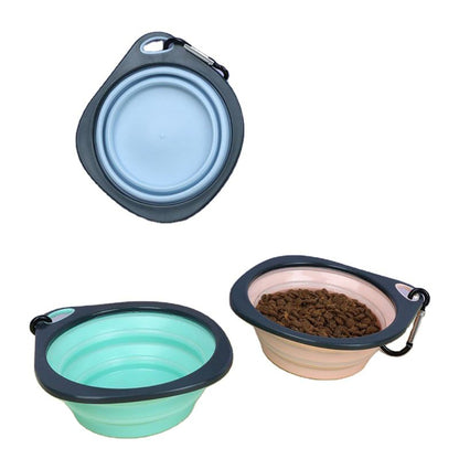 Collapsible Dog Bowls for Travel Collapsible Silicone Dog Bowl Foldable Expandable Cup Bowl for Small Pets