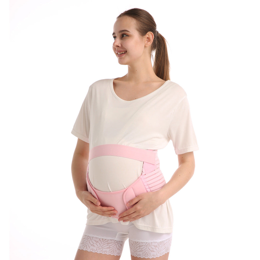 Pregnant belly support belt velcro breathable relief waist support belt adjustable hoop belt cross-border