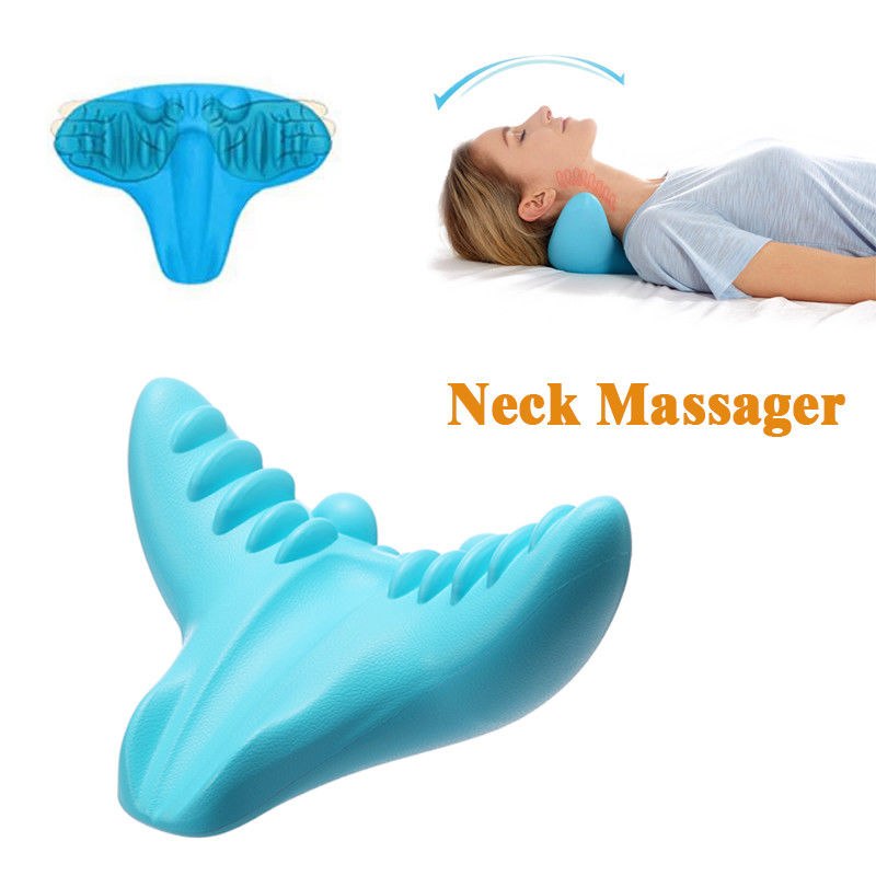 Shiatsu Massage Pillow C-Rest Neck and Cervical Spine Relaxation Muscles Memory Foam Pillow