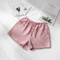 Summer cotton gauze pajamas for men and women