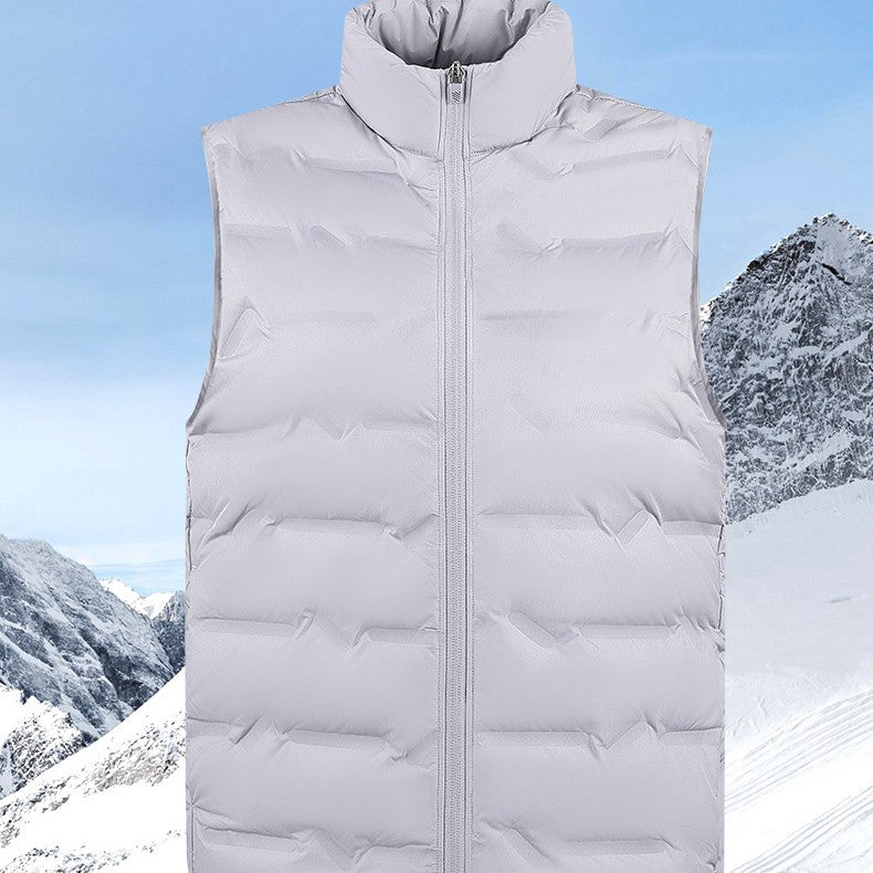 Down vest man and women warm autumn and winter