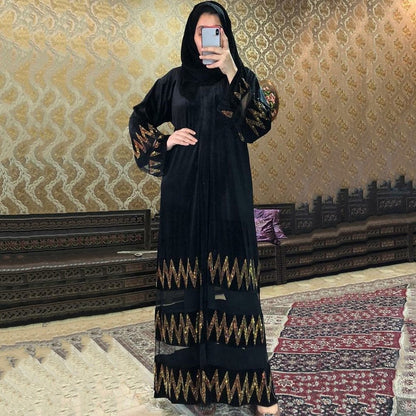 Women clothing Muslim black robe 