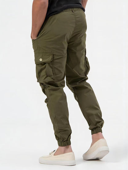 Men's three-dimensional pocket woven cargo pants