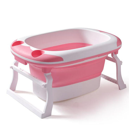 Baby folding bath large can sit in a thick bathtub