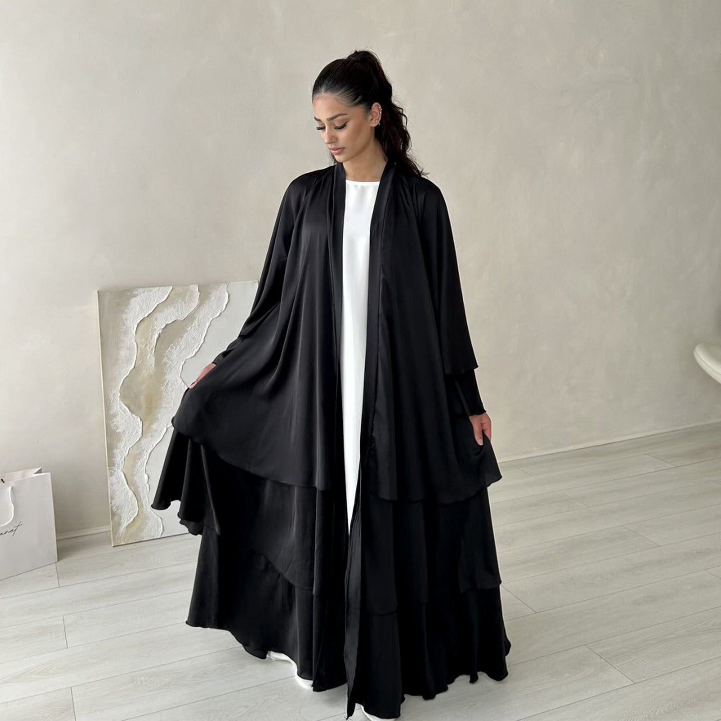 Dubai Middle East Turkey Dubai Exquisite Elegant Cardigan Robe