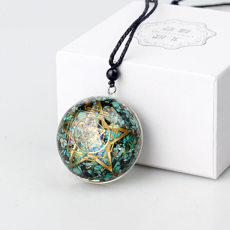 Orgone Energy Pendant Gemstone Yoga Pendant