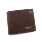 New personalized short men's wallet fashionable screen printing frosted clutch wallet