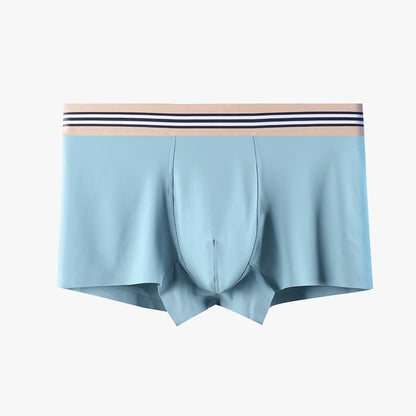 Sommerliche antibakterielle atmungsaktive Boxershorts mit mittlerer Taille für Herren