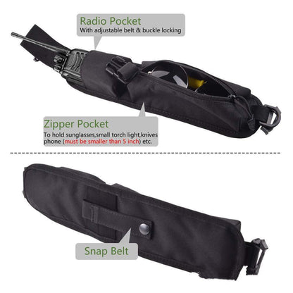 Fashionable climbing and camping belt bag for men
